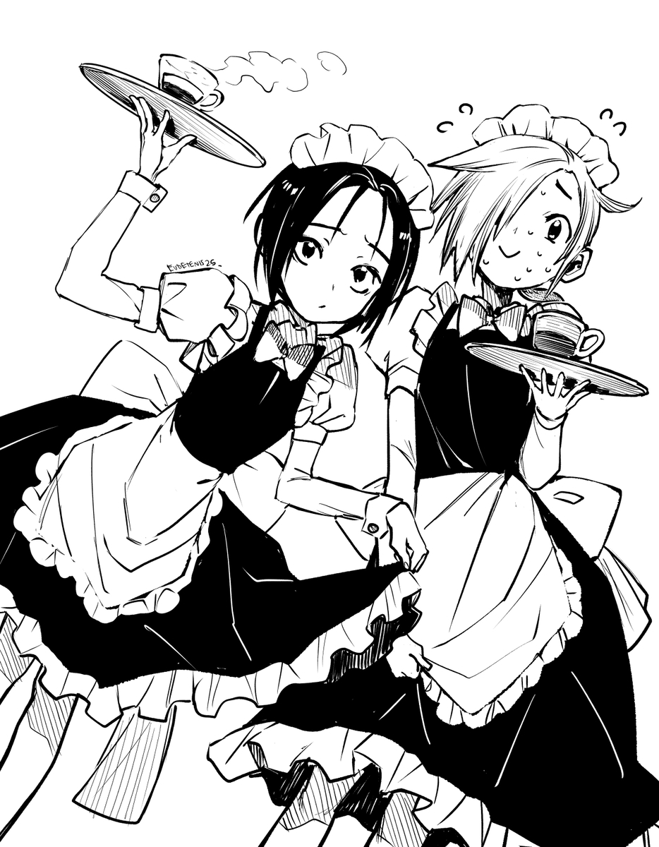 This is a pixiv picture whose title is 100 Ink Sketch.