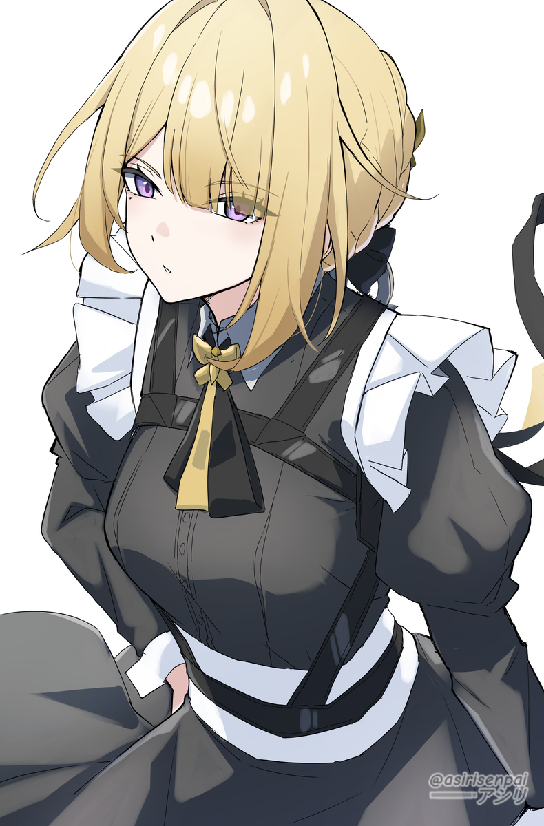 This is a pixiv picture whose title is Maid Evelyn.