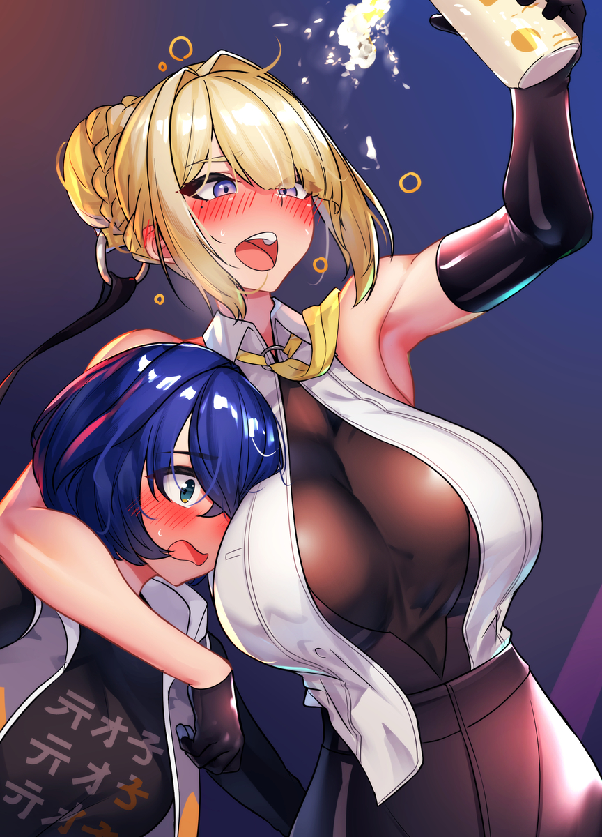 This is a pixiv picture whose title is だる絡みしてくる酔っ払いイヴリン.