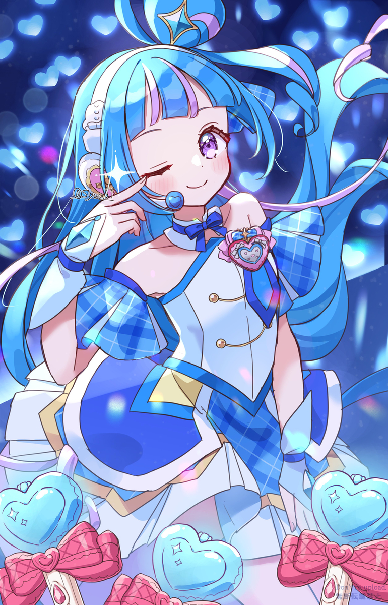 This is a pixiv picture whose title is キュアウインク！.
