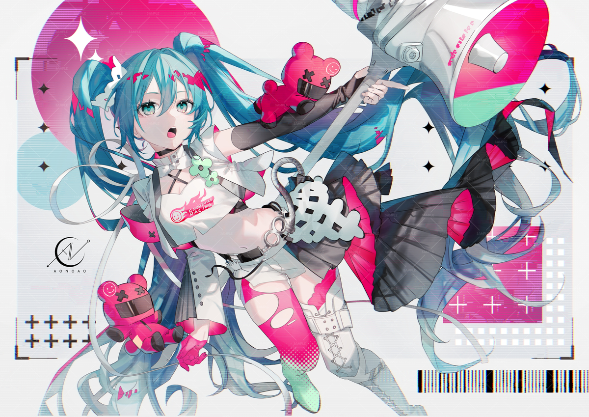 This is a pixiv picture whose title is レーシングミク2025＆通販のお知らせ.