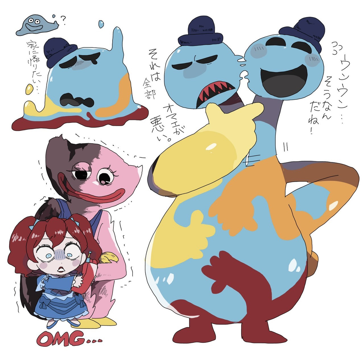 This is a pixiv picture whose title is ポピプレまとめ.