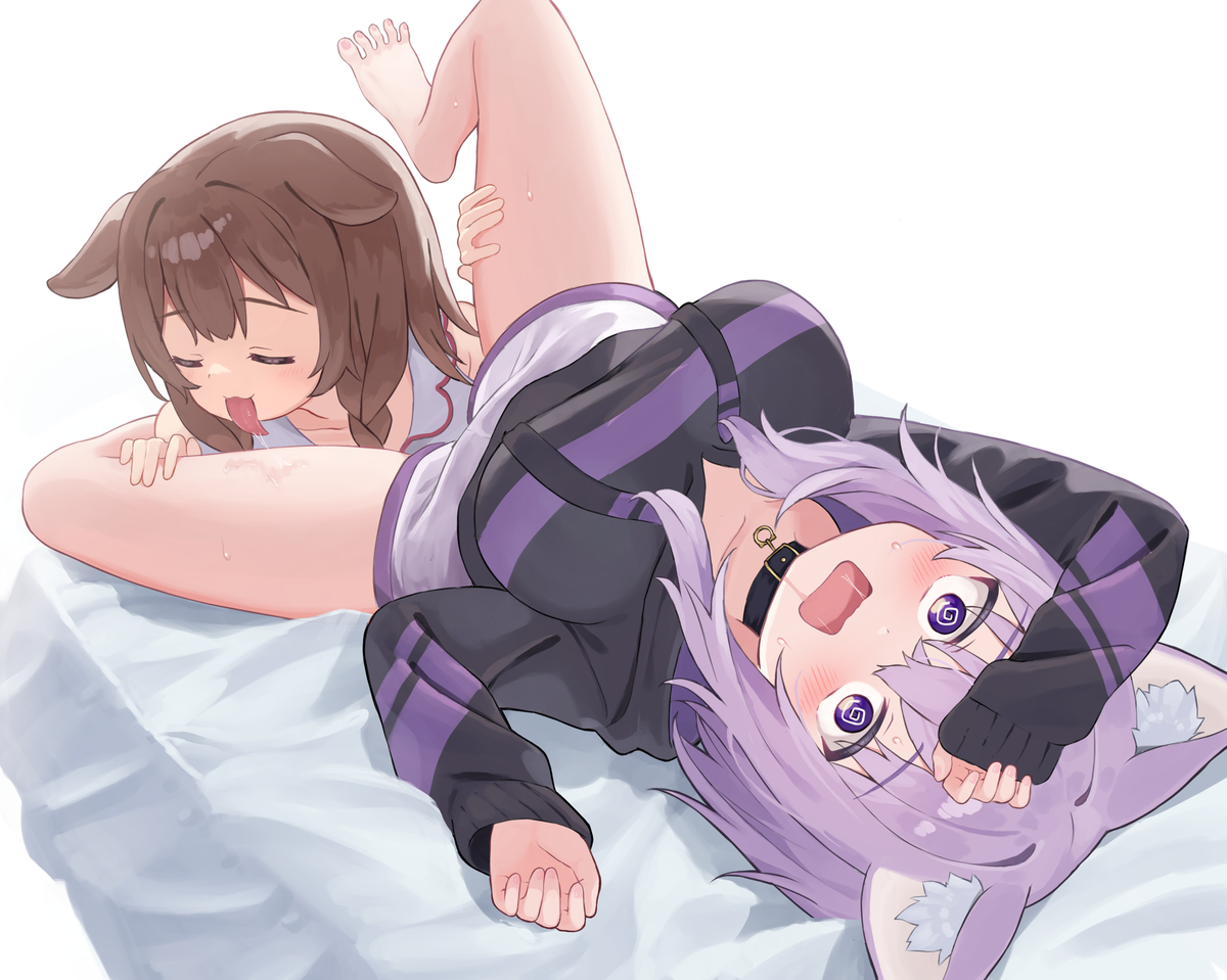 This is a pixiv picture whose title is 攻めに弱いおかゆん.