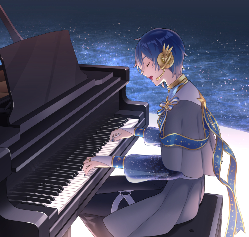 This is a pixiv picture whose title is あの星の先に.