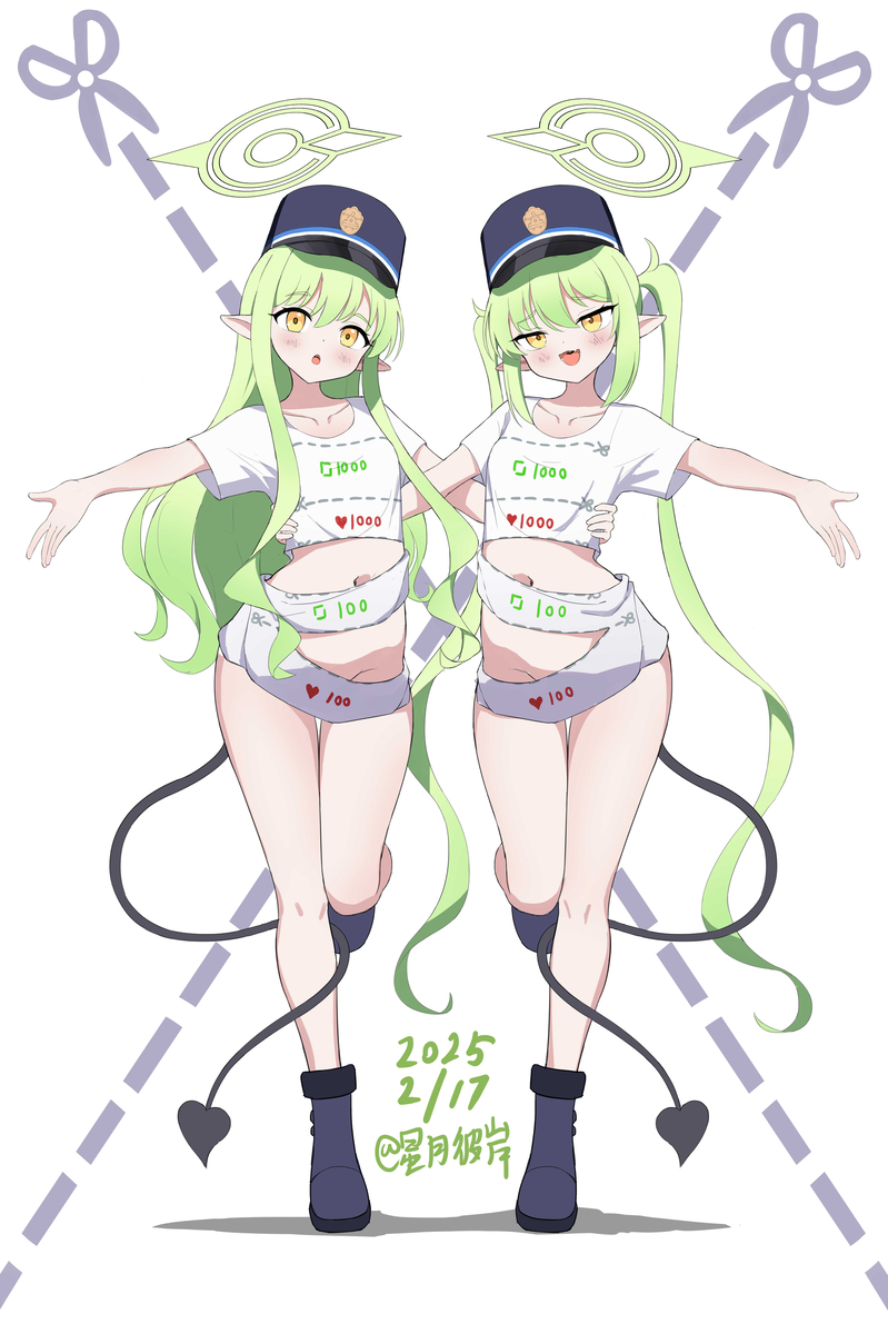 This is a pixiv picture whose title is 光和望.