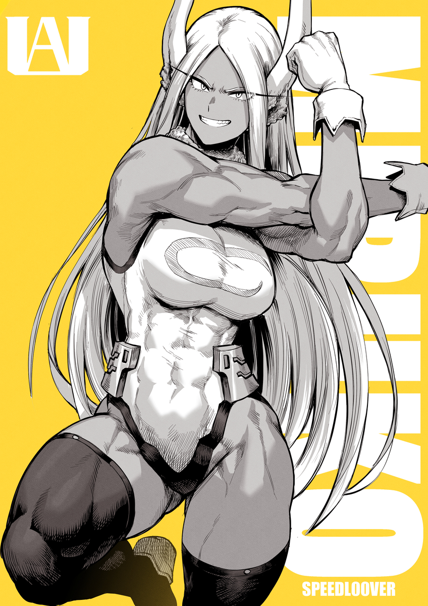 This is a pixiv picture whose title is Mirko stretching.