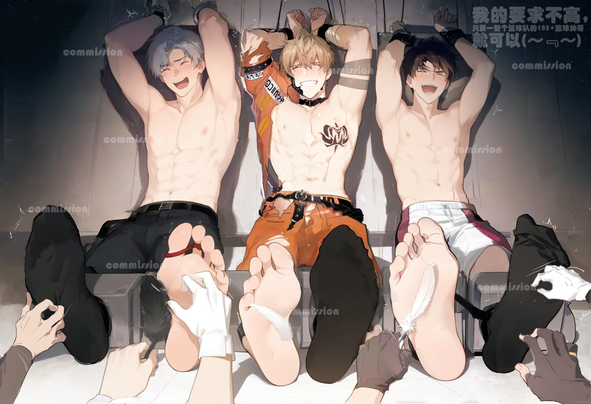 This is a pixiv picture whose title is [稿件]tk昆西,牛岛若利,还有恋与的凌_肖.