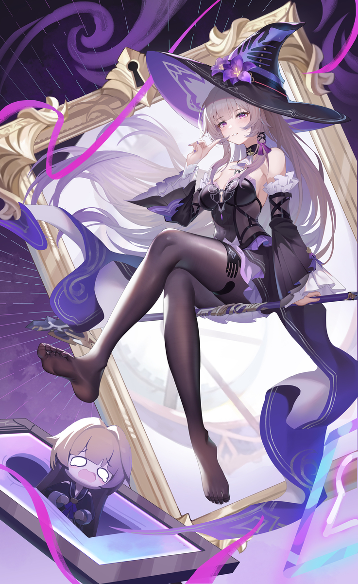 This is a pixiv picture whose title is 大黑塔.