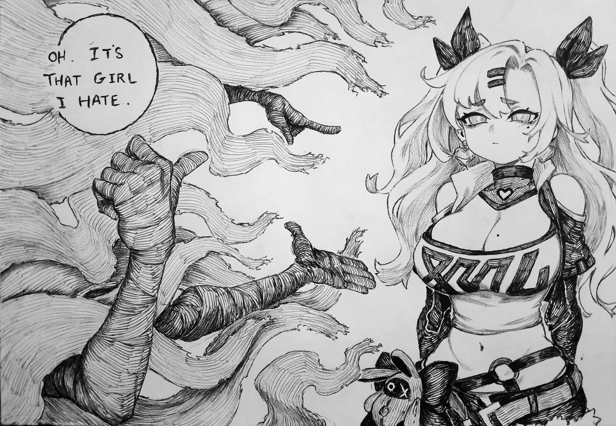 This is a pixiv picture whose title is Pink Girl.