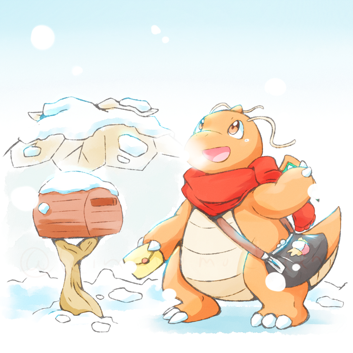 This is a pixiv picture whose title is 雪.