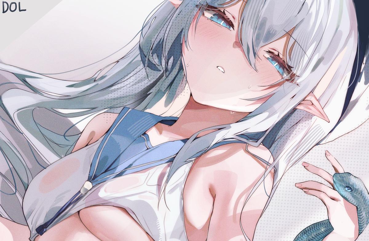 This is a pixiv picture whose title is CM.