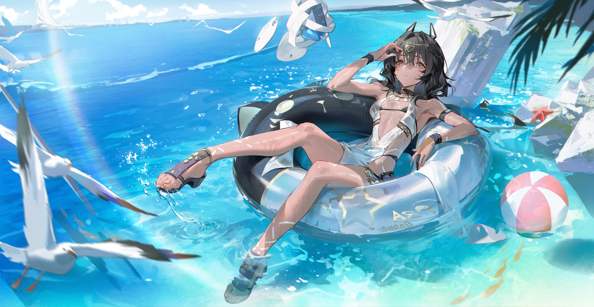 This is a pixiv picture whose title is 尘白禁区.