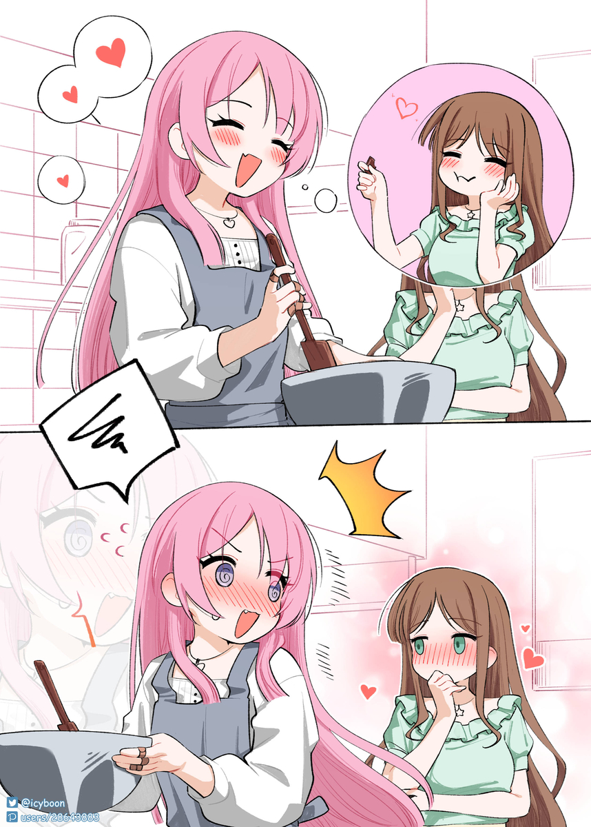 This is a pixiv picture whose title is あのそよ   チョコ.