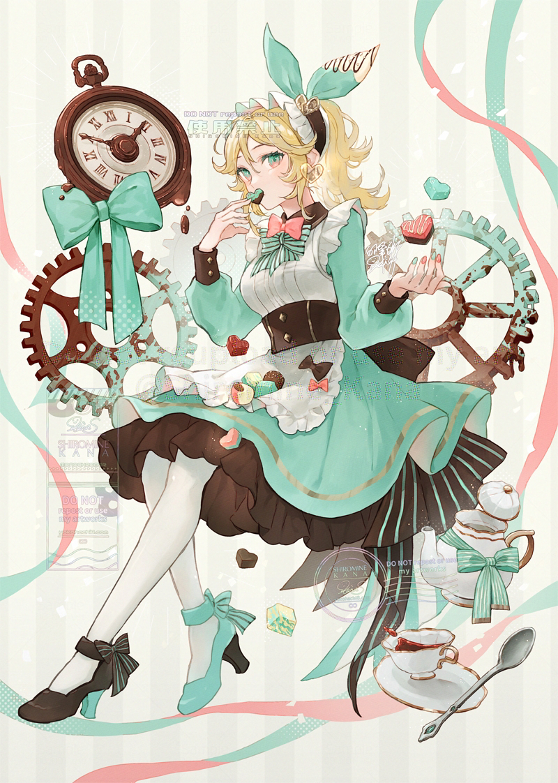 This is a pixiv picture whose title is ミントチョコちゃん.