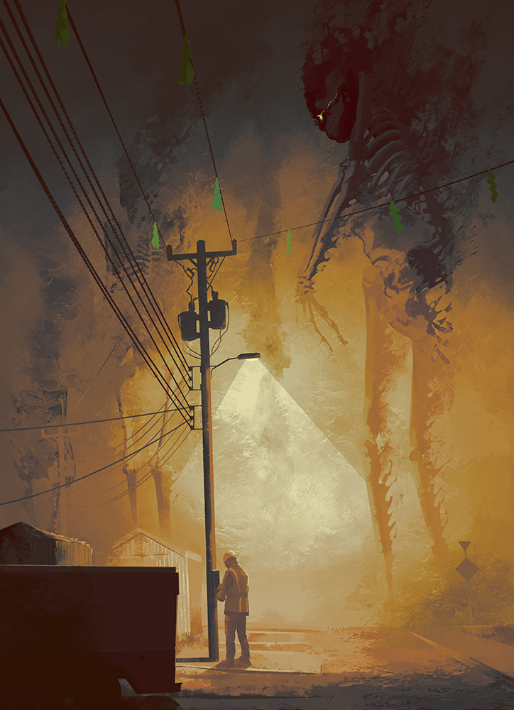 This is a pixiv picture whose title is 百火夜行.