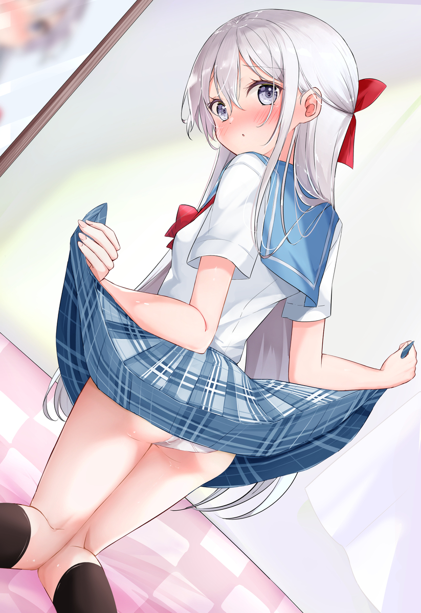This is a pixiv picture whose title is たくしあげ妹ちゃん….