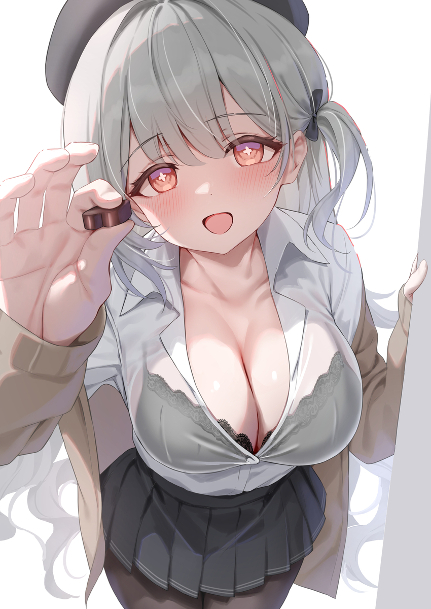 This is a pixiv picture whose title is 制服シラ.