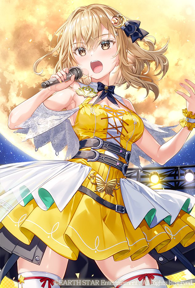 This is a pixiv picture whose title is 【ウタヒメドリーム】　月光 / 萩原ひまわり.