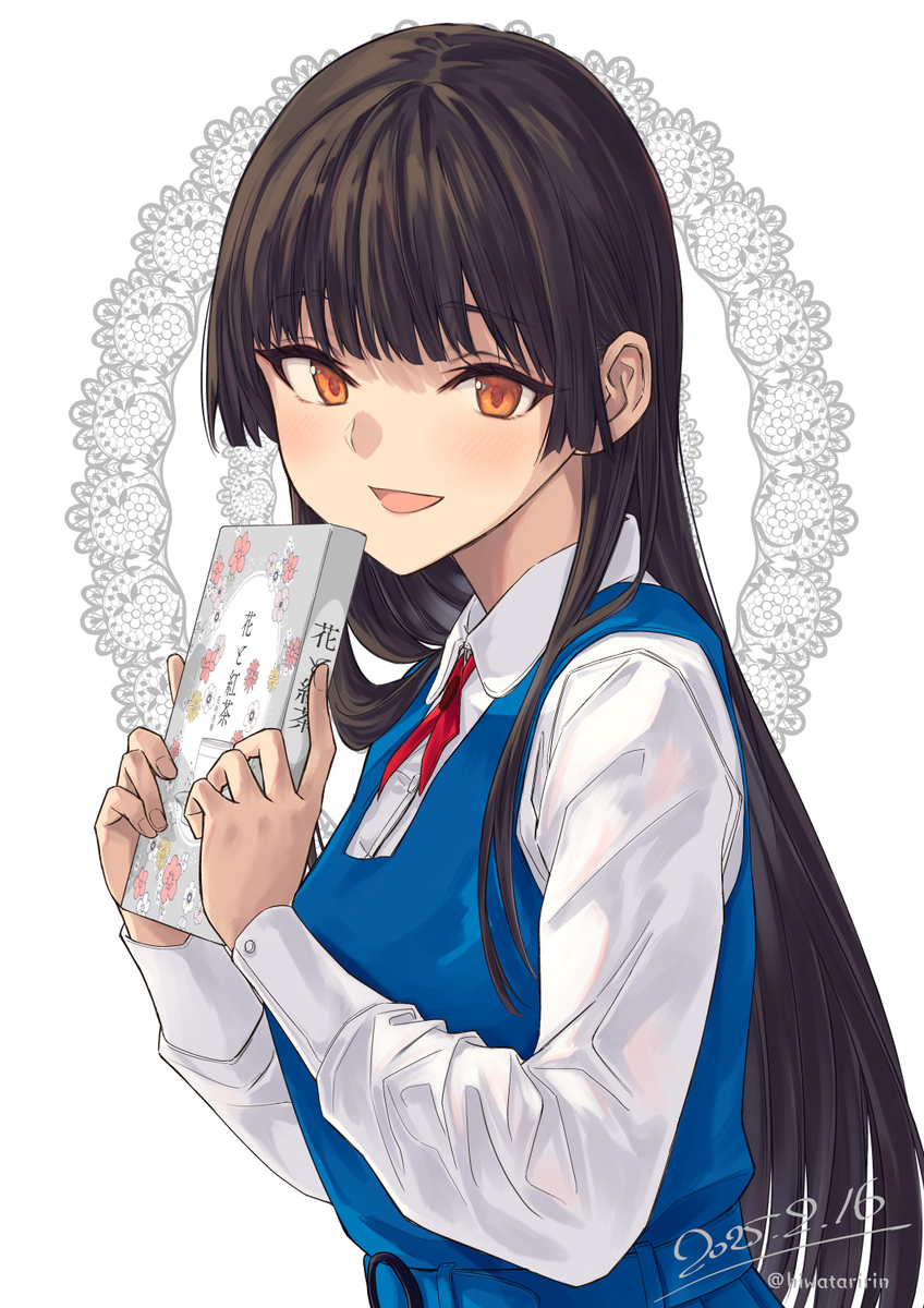 This is a pixiv picture whose title is 📕.