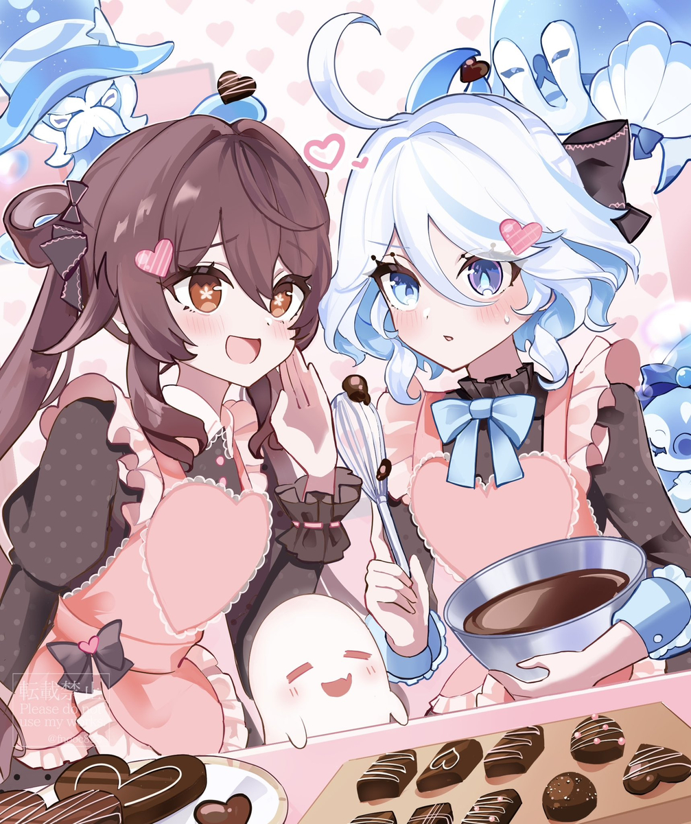 This is a pixiv picture whose title is バレンタインチョコ作り🍫.