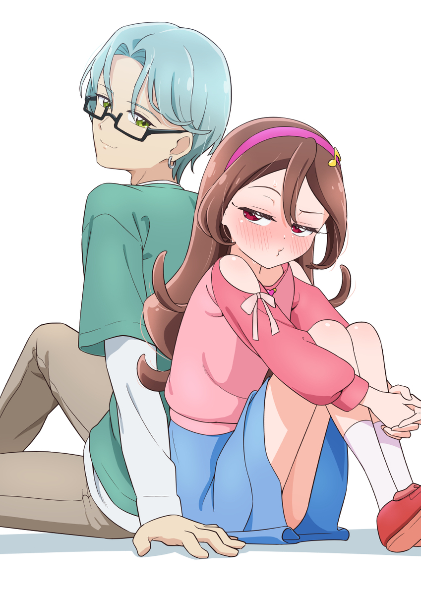 This is a pixiv picture whose title is うた×カイト.