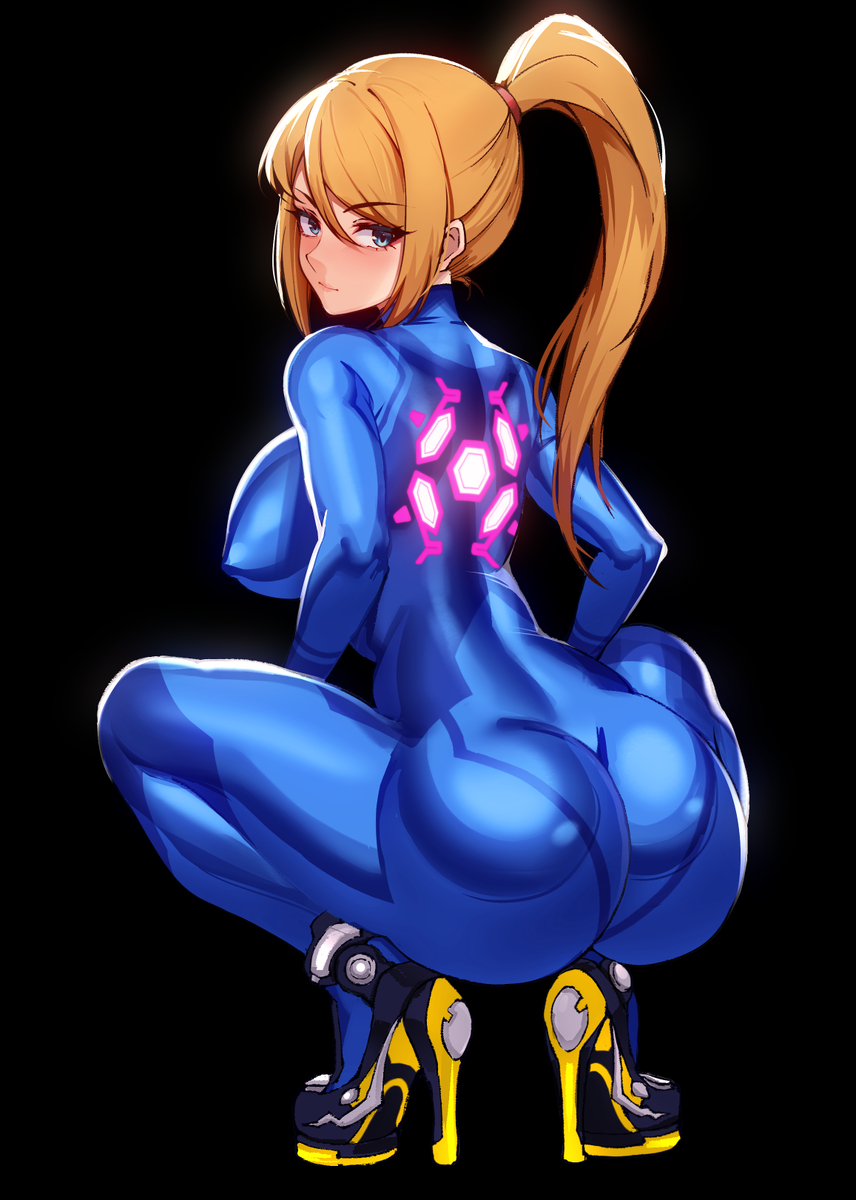 This is a pixiv picture whose title is Zerosuit samus.