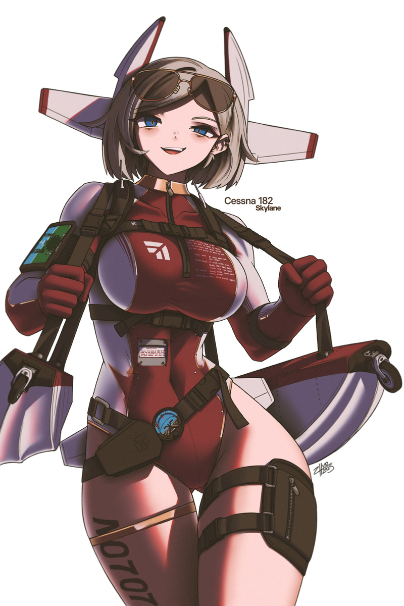This is a pixiv picture whose title is cessna 182 skylane.