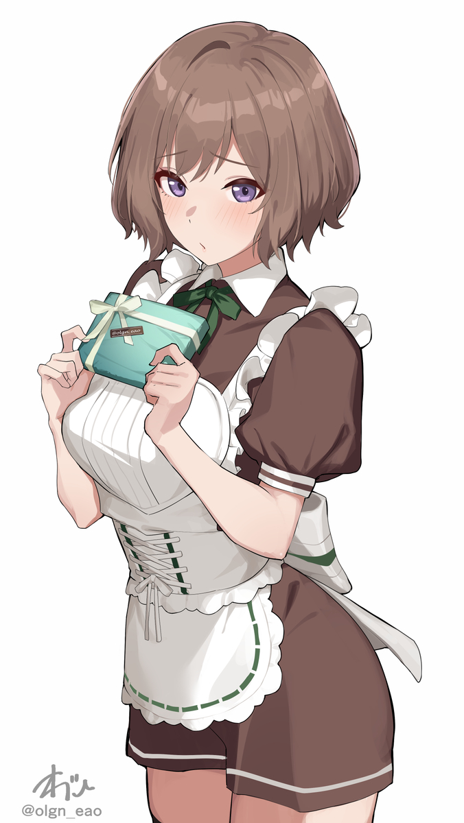 This is a pixiv picture whose title is 「甘いものって…　好きですか？」.