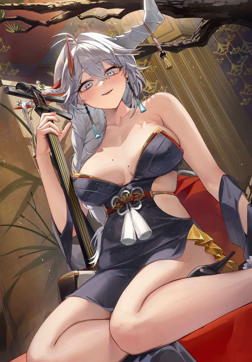 This is a pixiv picture whose title is 白龍.