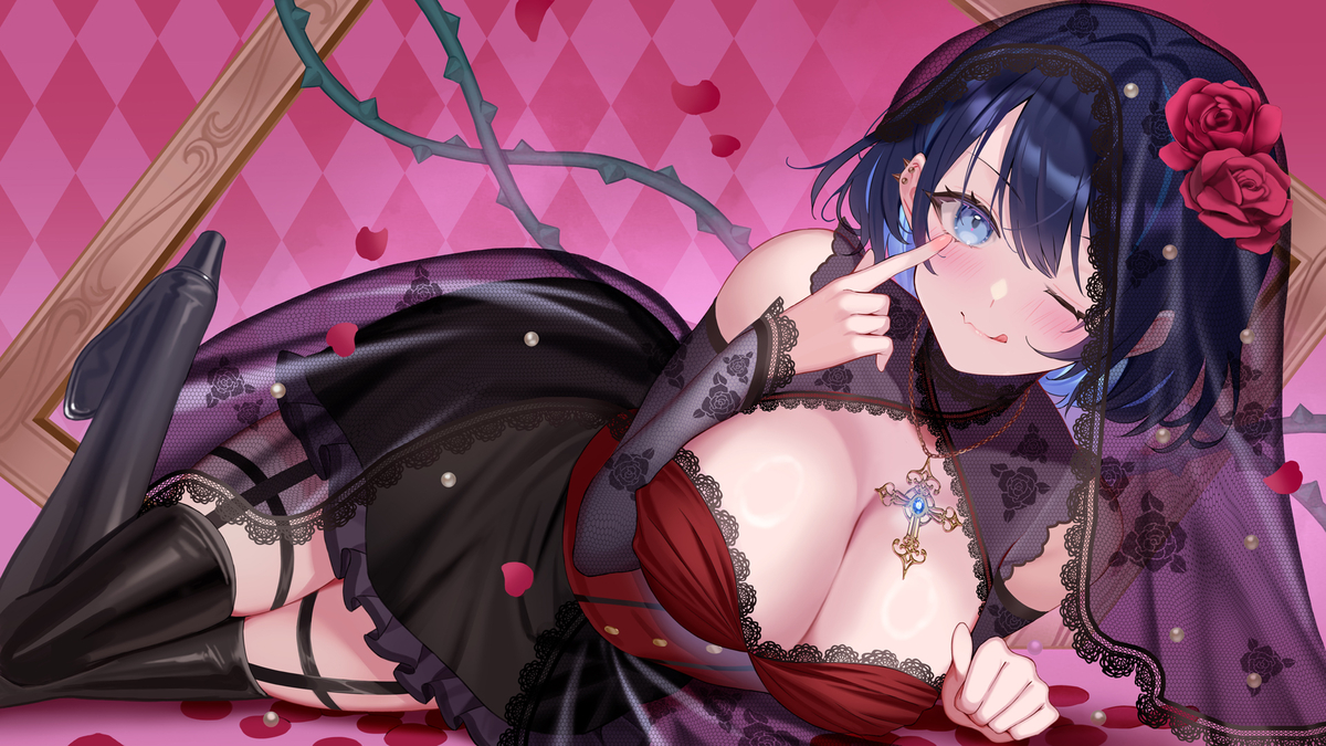 This is a pixiv picture whose title is 【お仕事告知】小滝らいり様_一枚絵⚡⏳.