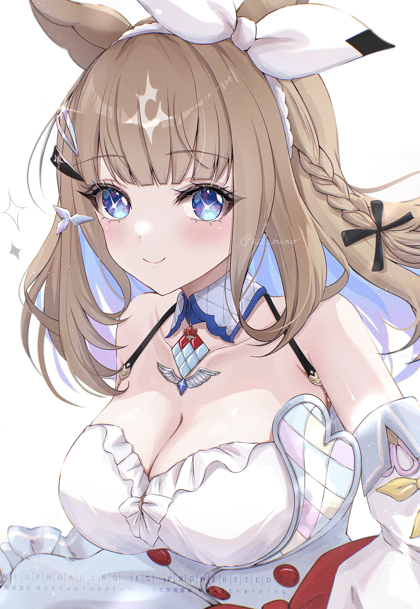 This is a pixiv picture whose title is アーモンドアイ.