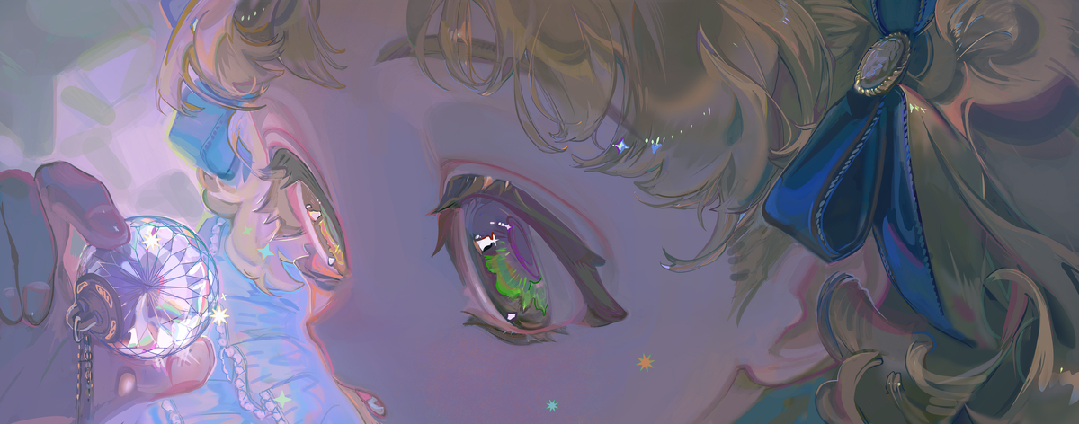 This is a pixiv picture whose title is Curiosity.