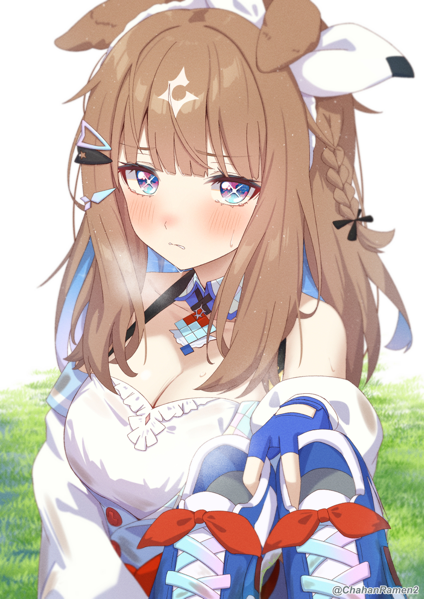 This is a pixiv picture whose title is レジェンドレースで負けたアーモンドアイ.