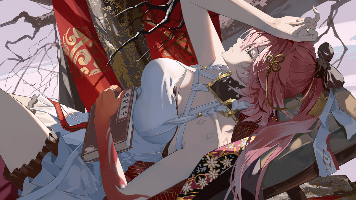 This is a pixiv picture whose title is 长离.