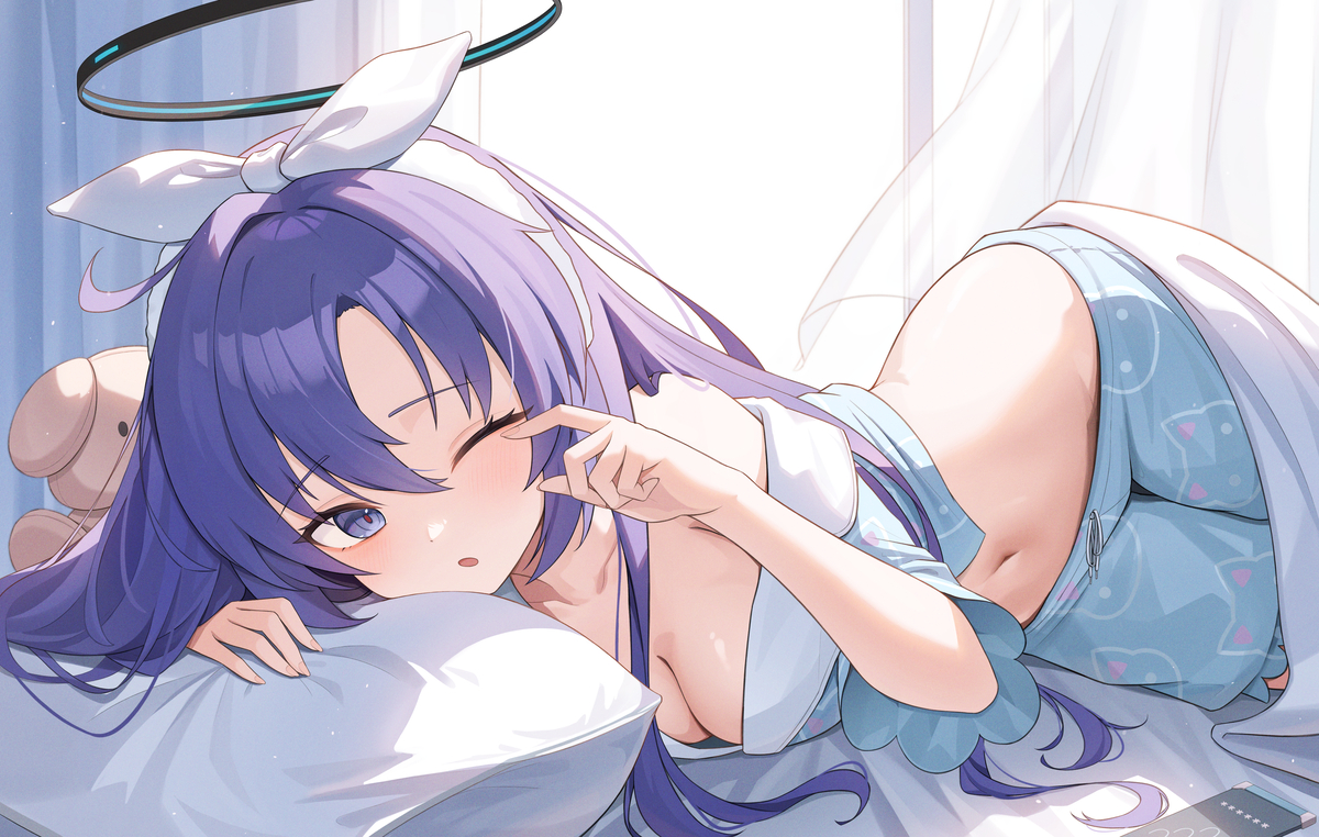 This is a pixiv picture whose title is パジャマユウカ.
