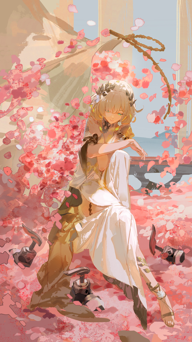 This is a pixiv picture whose title is 原作《埃拉加巴卢斯的玫瑰》.