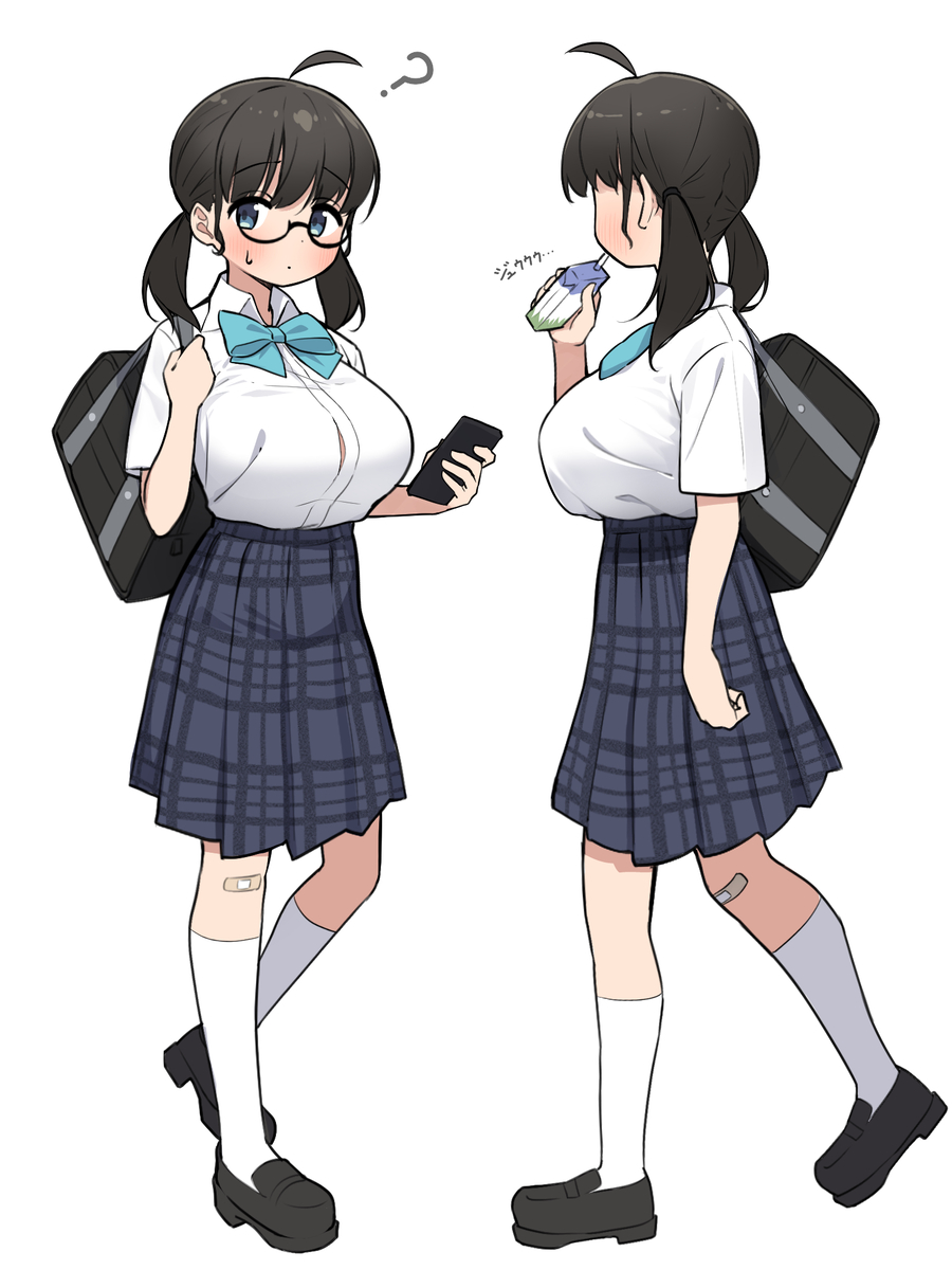 This is a pixiv picture whose title is 「あの子中〇生ってマジ・・・？」.
