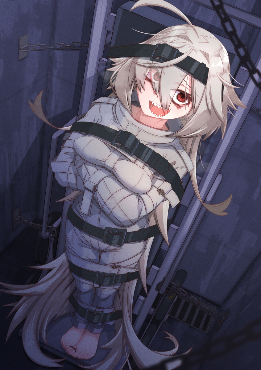 This is a pixiv picture whose title is 受刑者ちゃん.