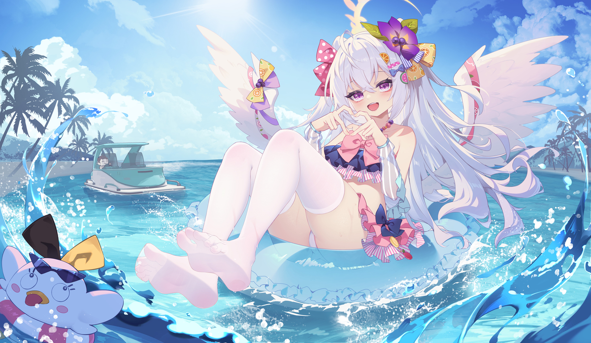This is a pixiv picture whose title is 梓宝的雪糕香香的软软的.