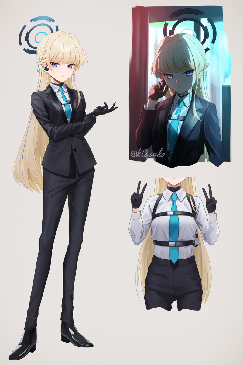 This is a pixiv picture whose title is トキ(スーツ).