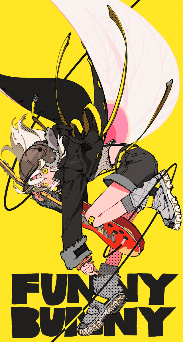 This is a pixiv picture whose title is Funny Bunny.