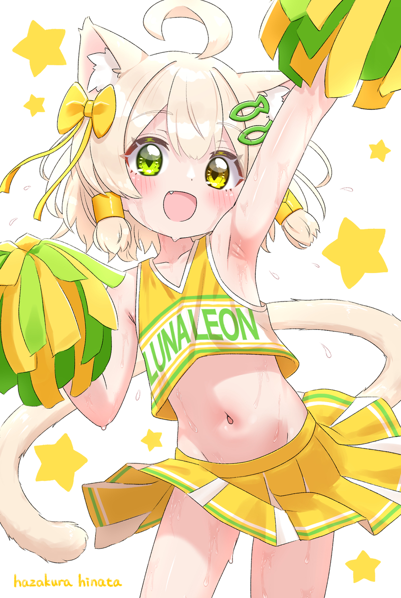 This is a pixiv picture whose title is チア衣装かやちゃん！.