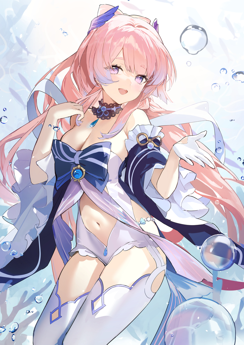 This is a pixiv picture whose title is Kokomi🐟.