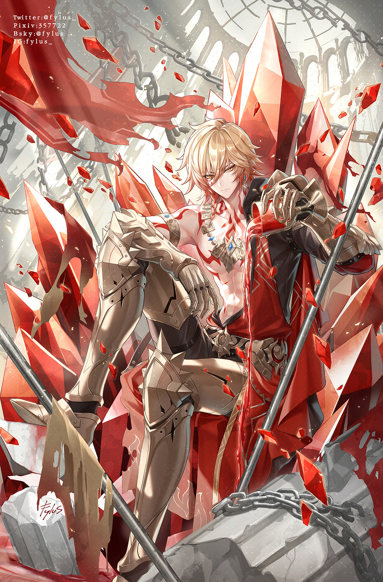This is a pixiv picture whose title is What's left of Kremnos.