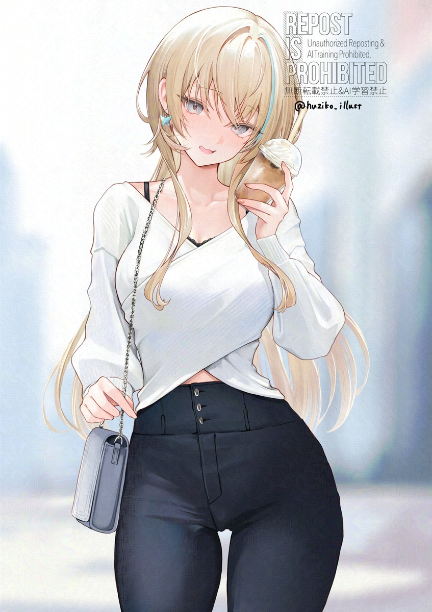 This is a pixiv picture whose title is 私服は大人っぽい子.