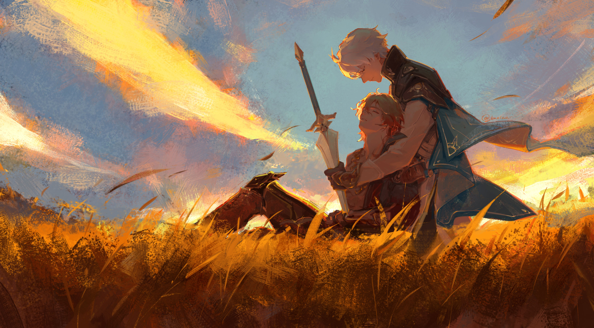 This is a pixiv picture whose title is 2025-03-01 构成练习.