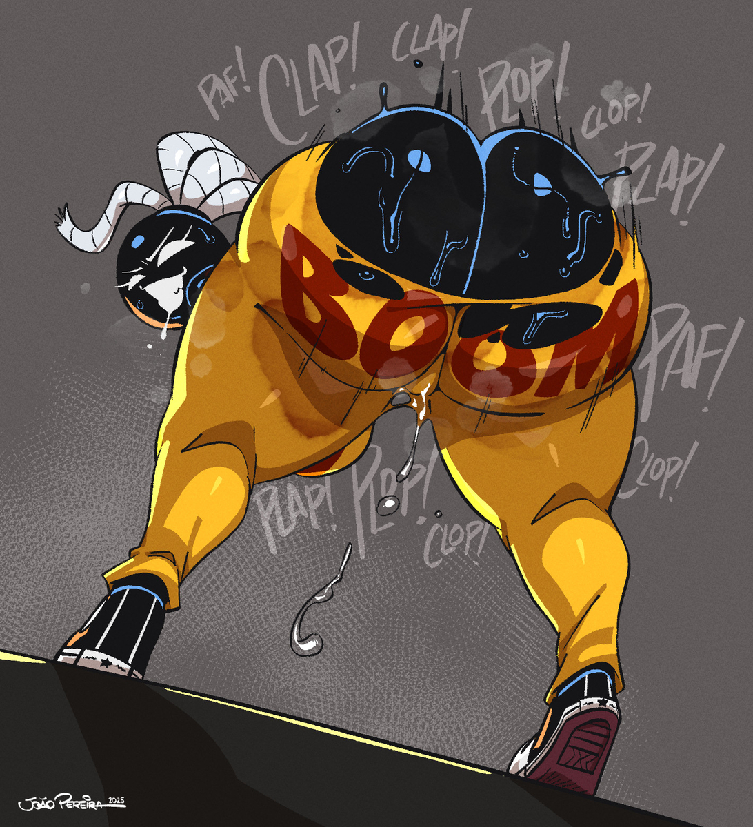 This is a pixiv picture whose title is Bomb Girl.
