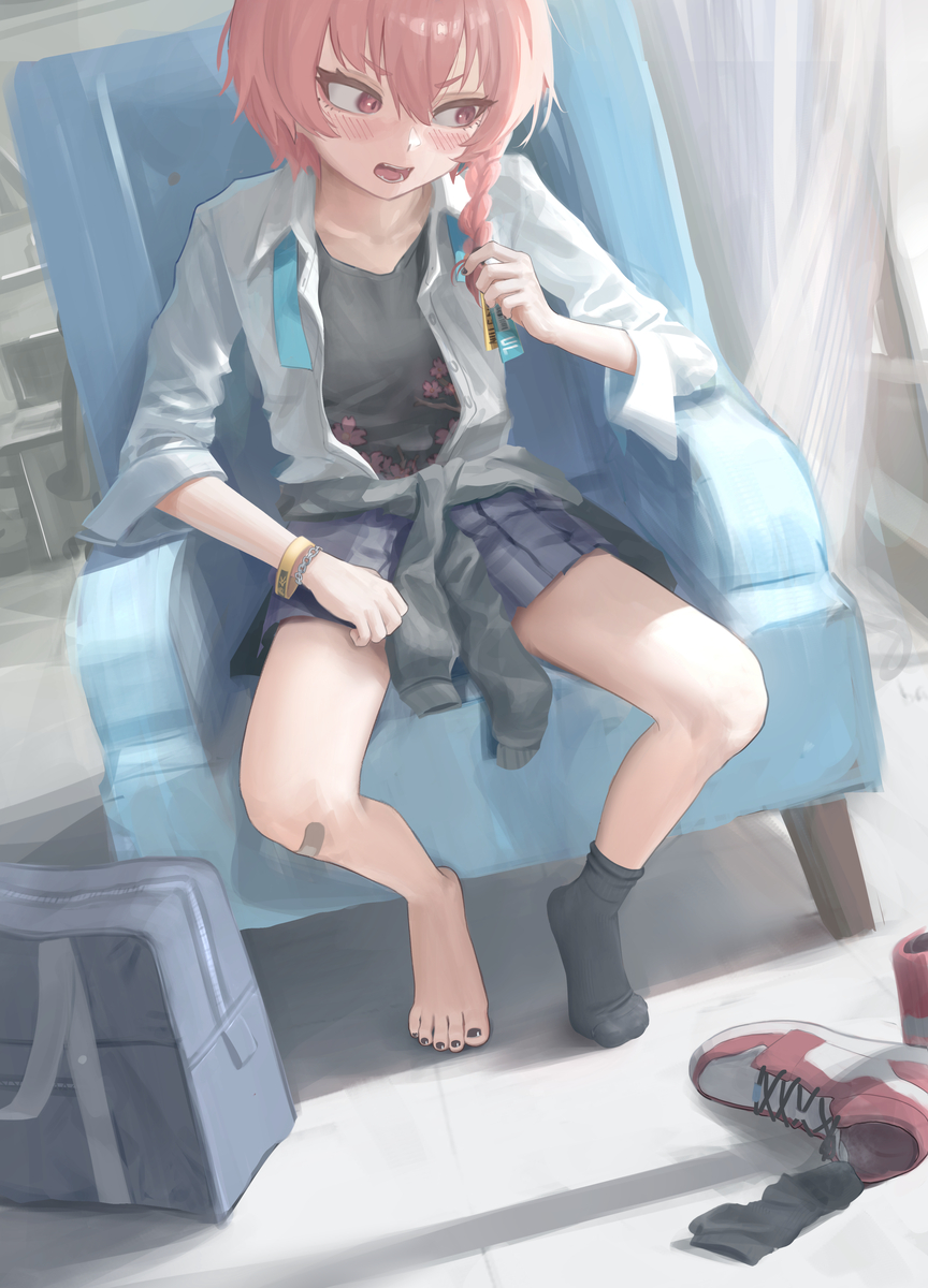 This is a pixiv picture whose title is ネル足.