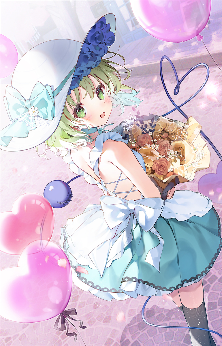 This is a pixiv picture whose title is 恋.