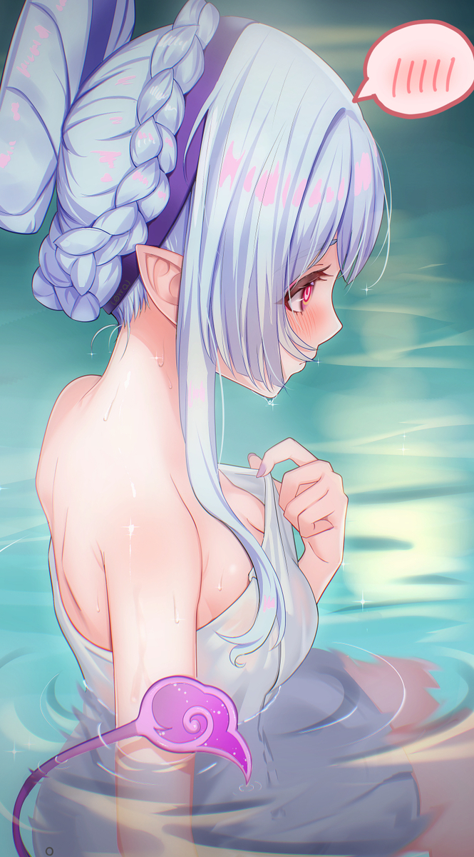 This is a pixiv picture whose title is 【原神】夢見月瑞希.